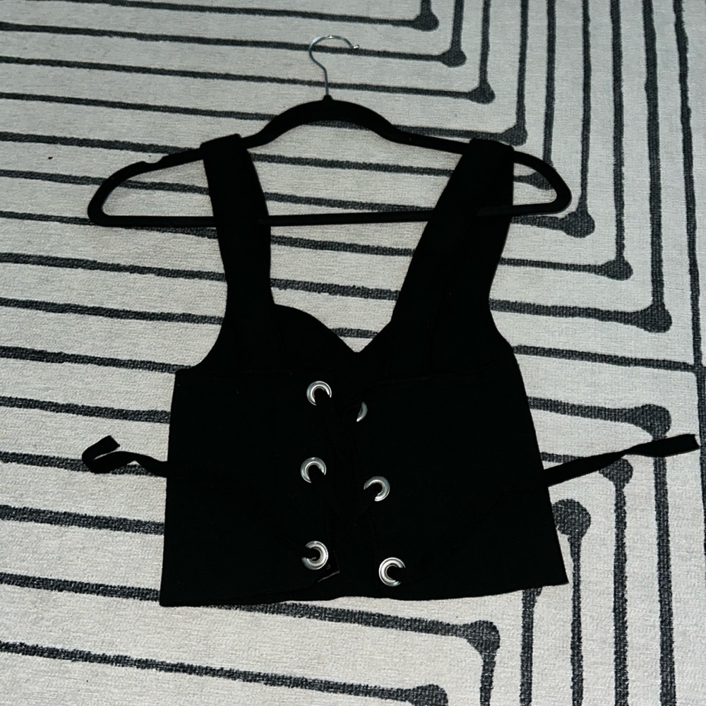 UO corset sweater
